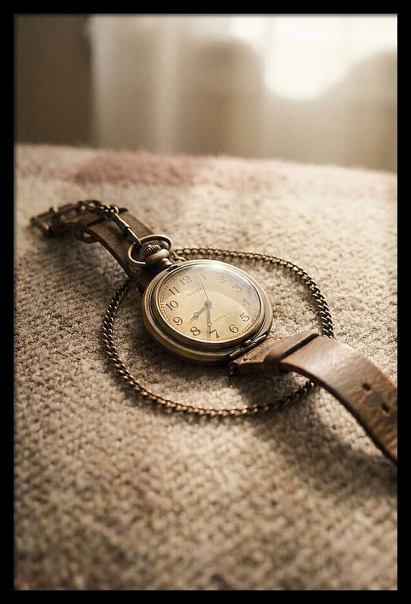 Pocket Watch With Chain