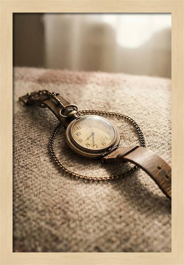 Pocket Watch With Chain