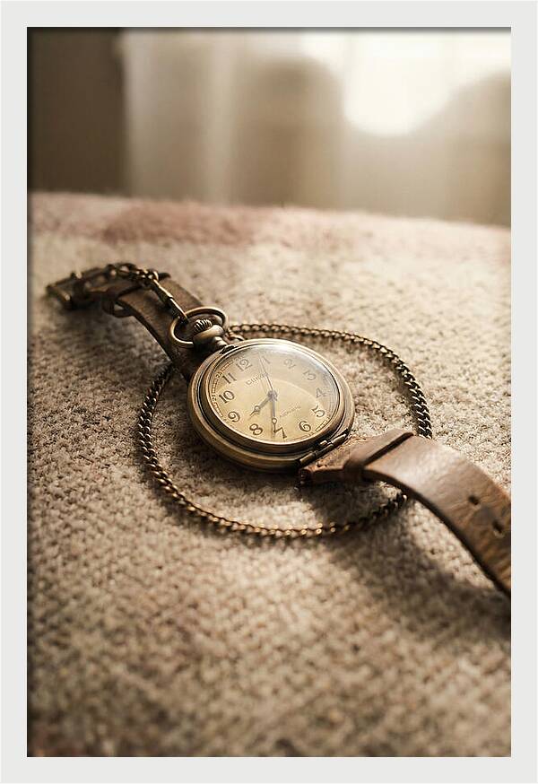 Pocket Watch With Chain