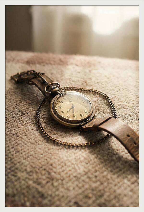 Pocket Watch With Chain