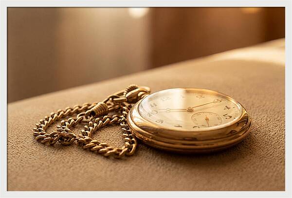 Pocket Watch With Chain