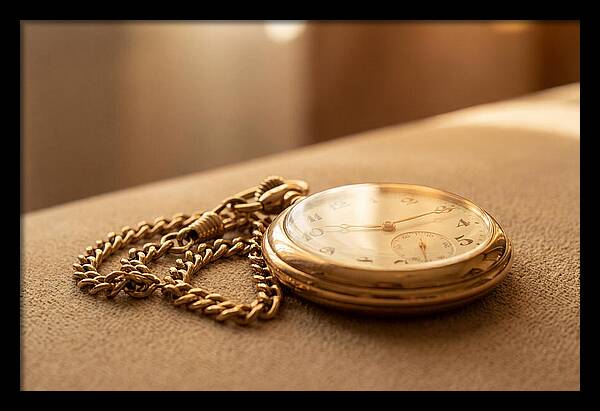 Pocket Watch With Chain