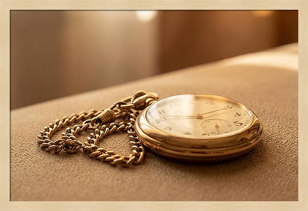 Pocket Watch With Chain