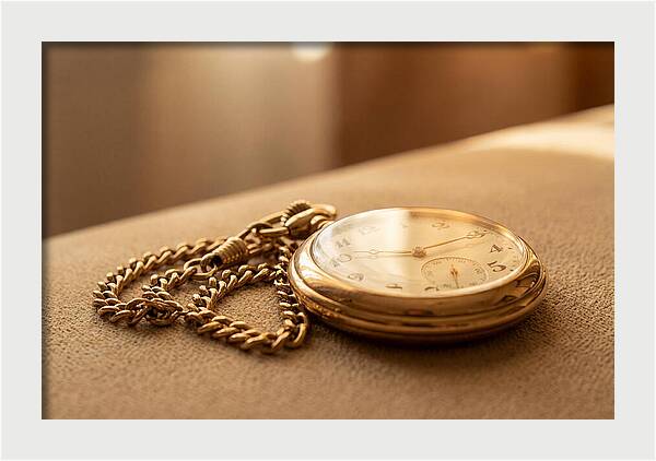 Pocket Watch With Chain