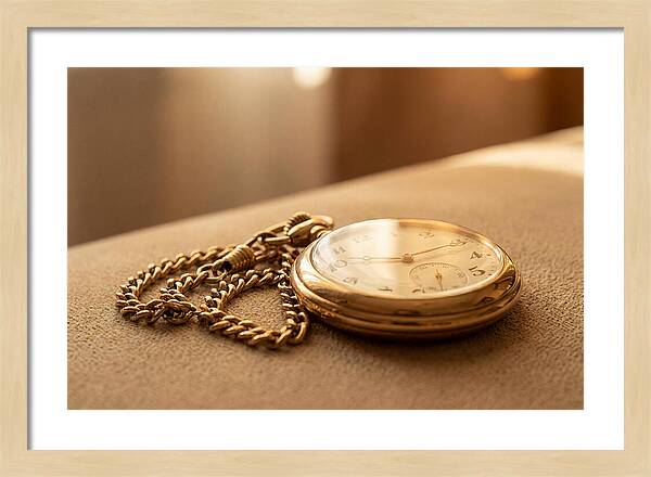Pocket Watch With Chain