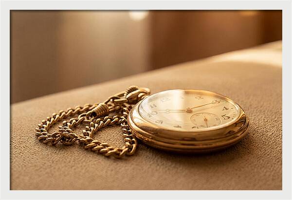 Pocket Watch With Chain