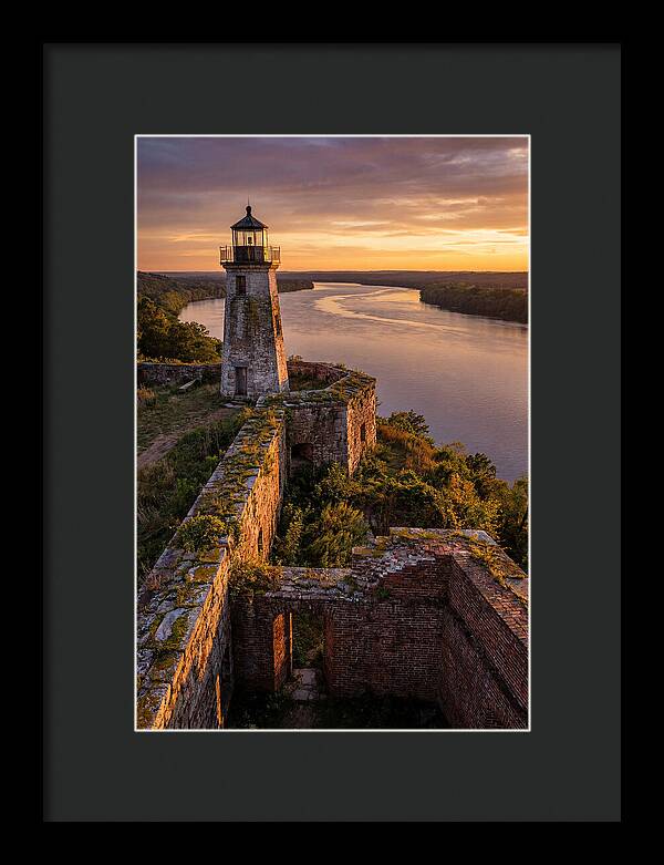 Point Lookout Lighthouse At Sunset