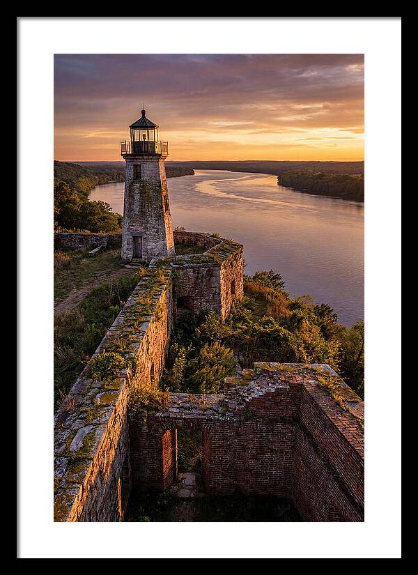 Point Lookout Lighthouse At Sunset
