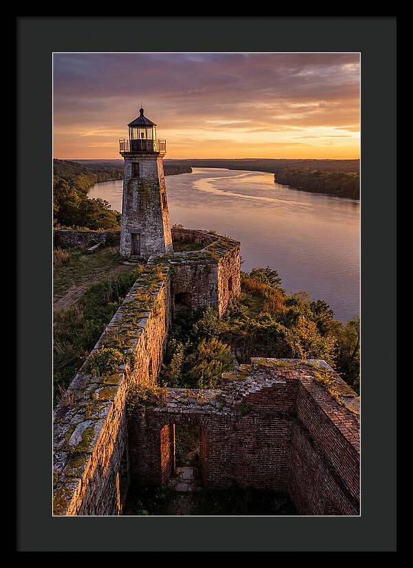 Point Lookout Lighthouse At Sunset