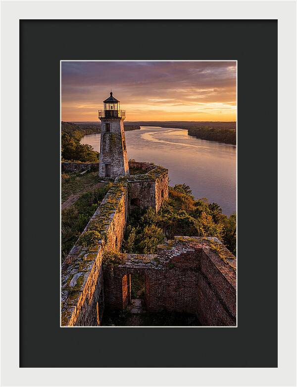 Point Lookout Lighthouse At Sunset