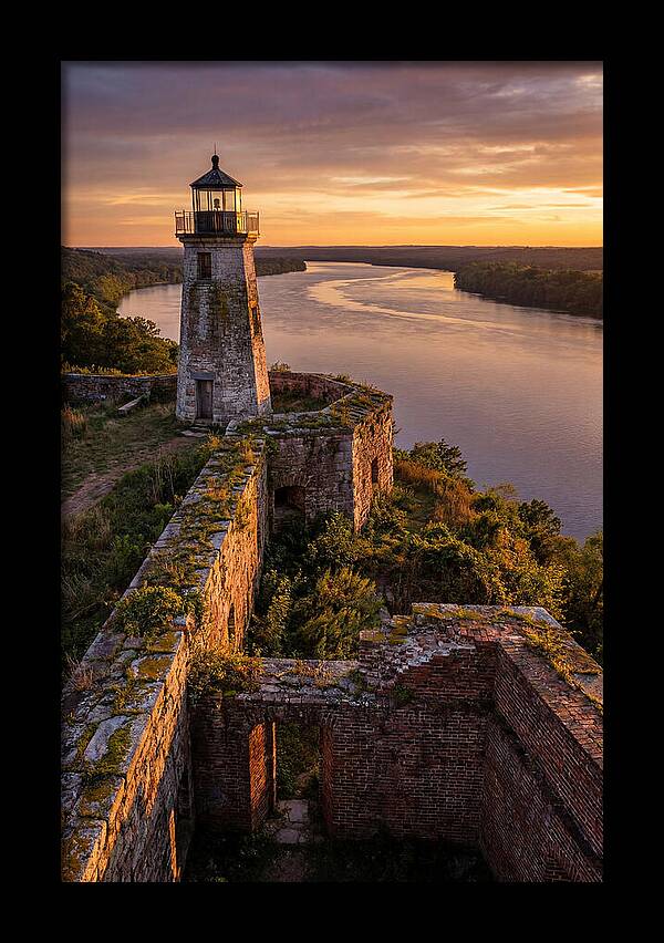 Point Lookout Lighthouse At Sunset
