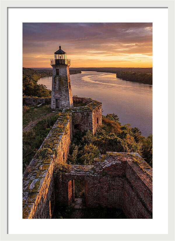 Point Lookout Lighthouse At Sunset