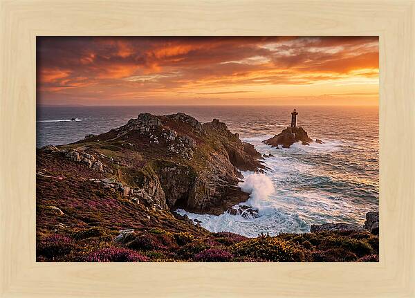 Pointe Du Raz At Golden Hour