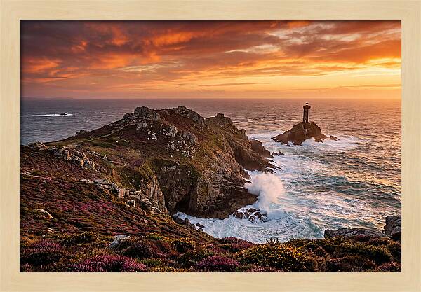 Pointe Du Raz At Golden Hour