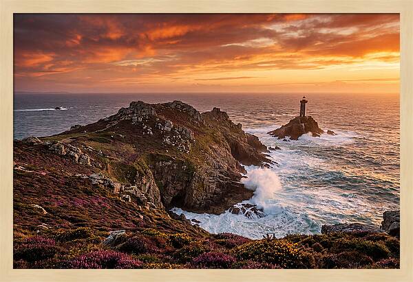 Pointe Du Raz At Golden Hour