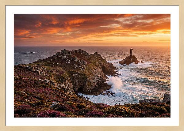 Pointe Du Raz At Golden Hour