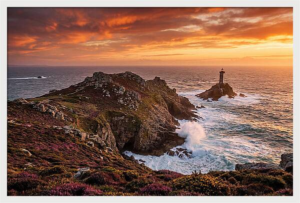Pointe Du Raz At Golden Hour