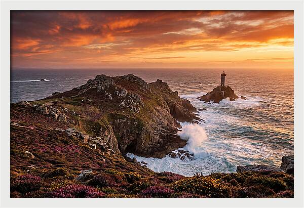 Pointe Du Raz At Golden Hour