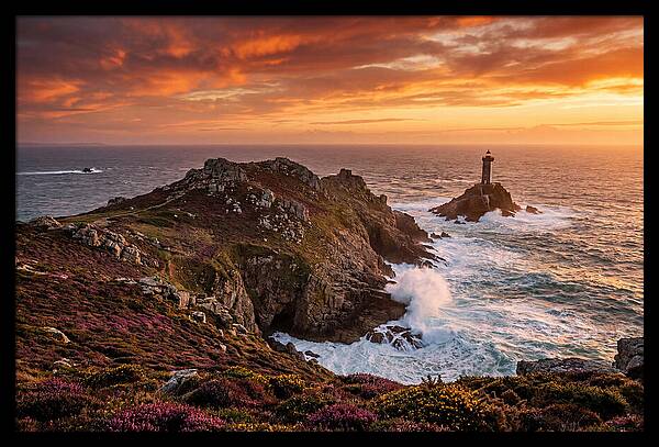 Pointe Du Raz At Golden Hour