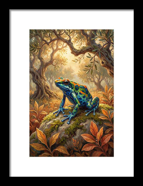 Poison Dart Frog In A Forest