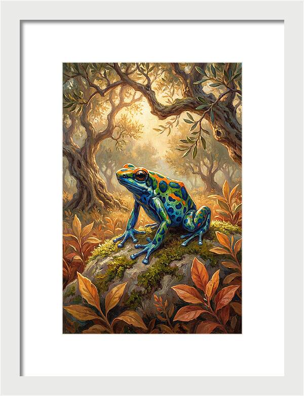 Poison Dart Frog In A Forest