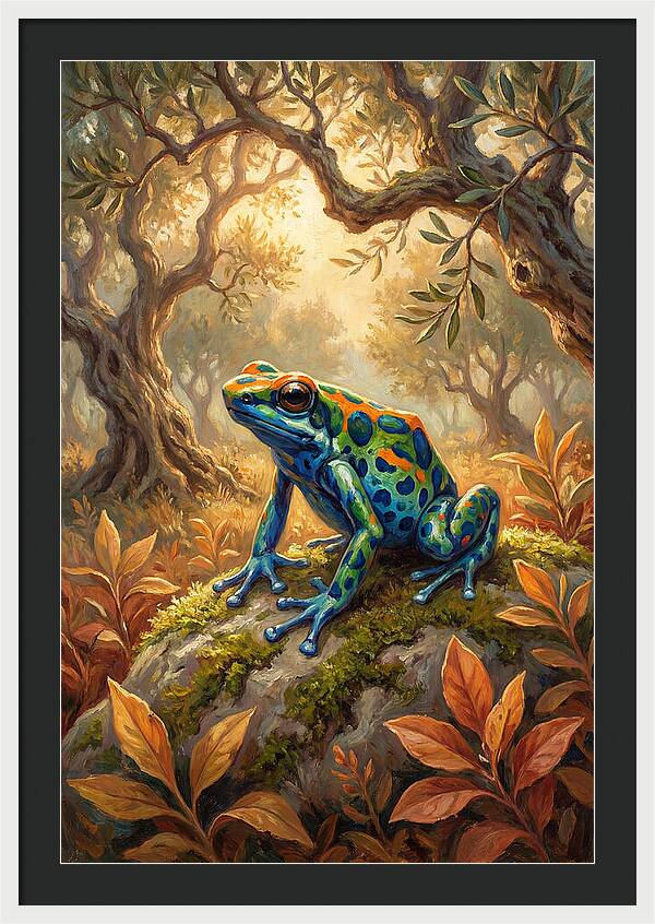 Poison Dart Frog In A Forest