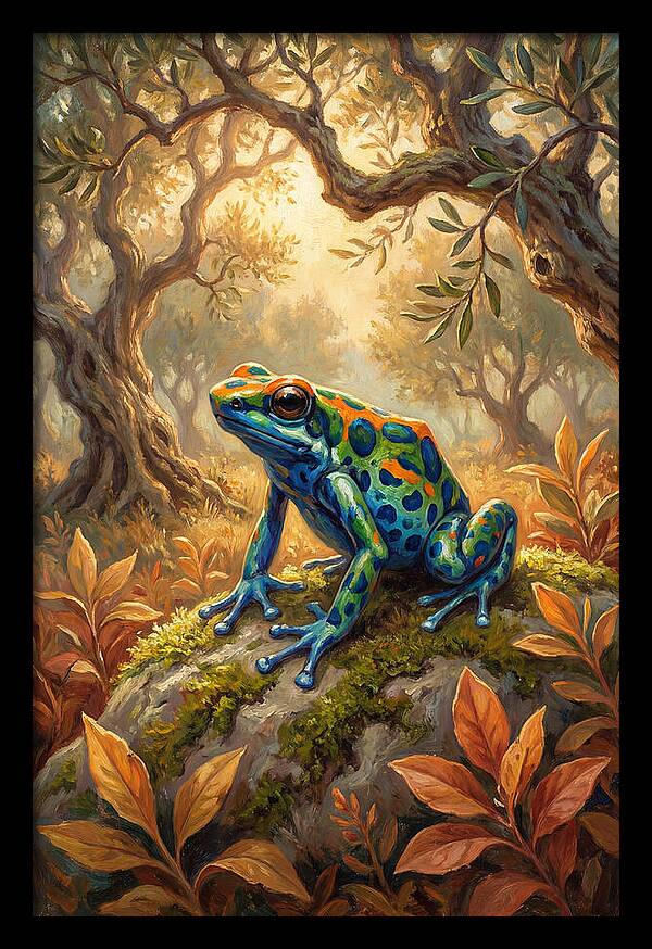 Poison Dart Frog In A Forest