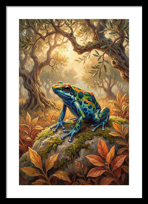 Poison Dart Frog In A Forest