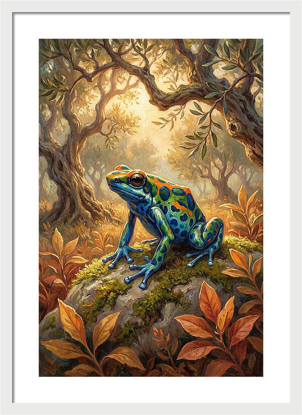 Poison Dart Frog In A Forest