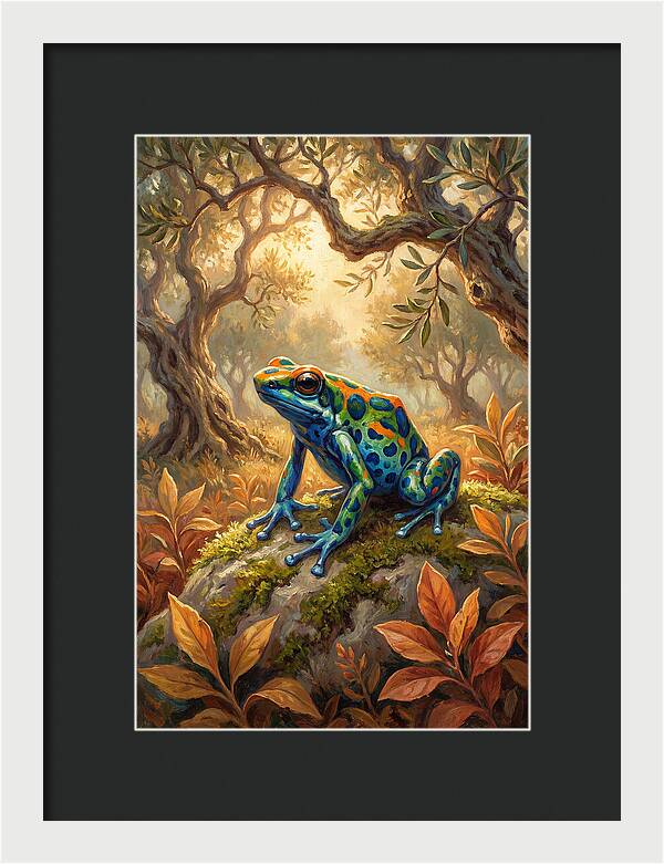 Poison Dart Frog In A Forest
