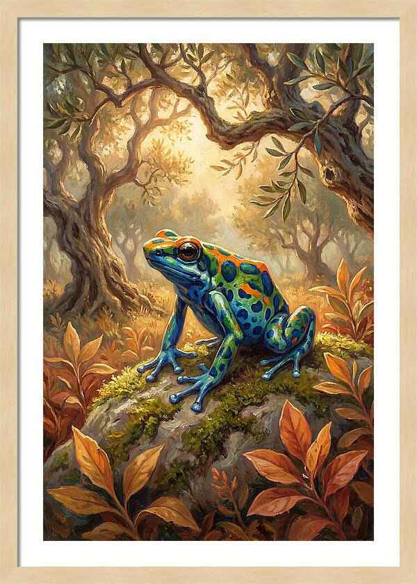 Poison Dart Frog In A Forest