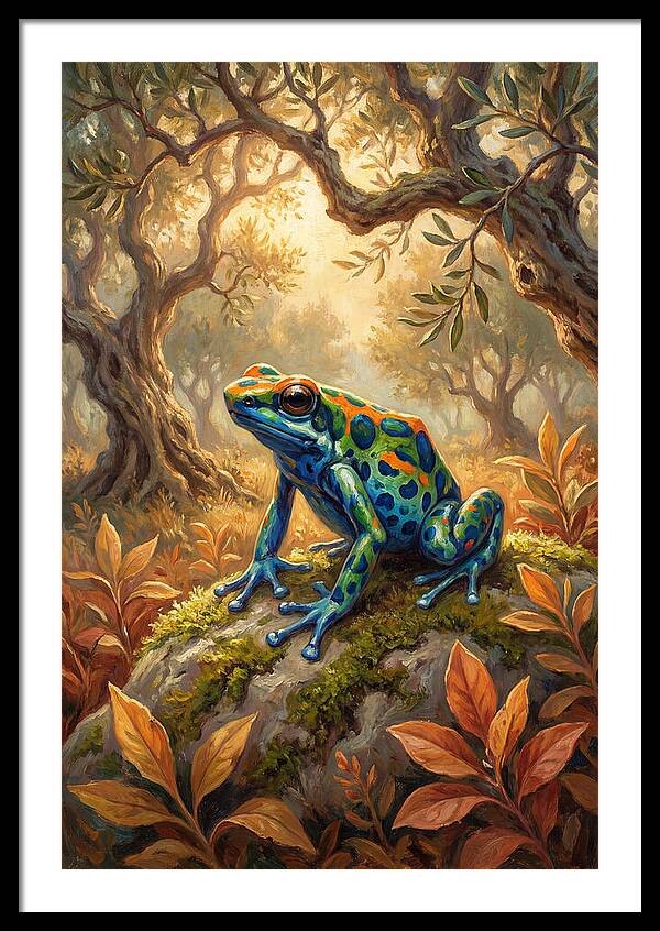 Poison Dart Frog In A Forest