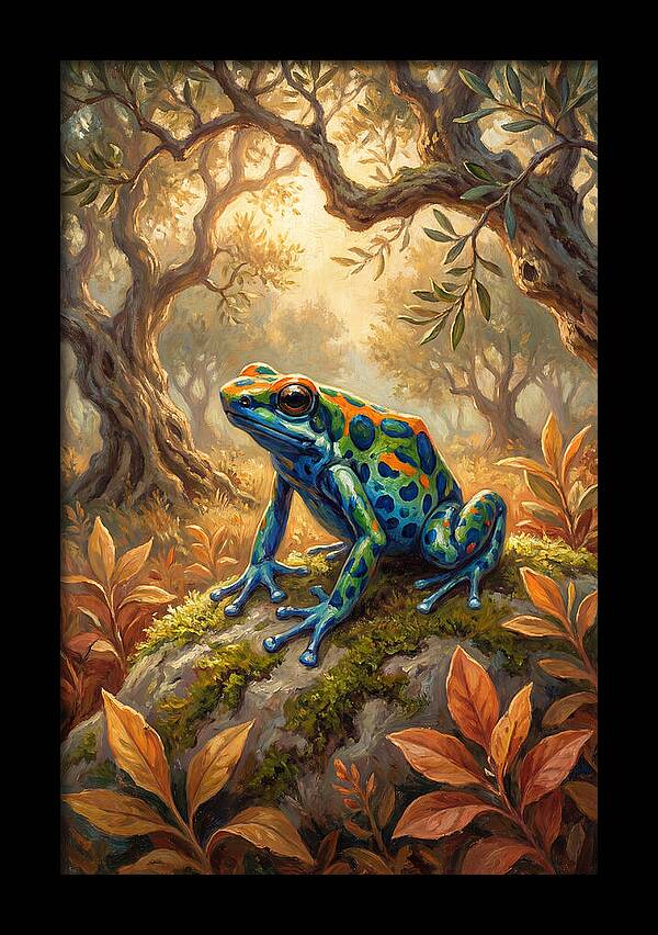 Poison Dart Frog In A Forest