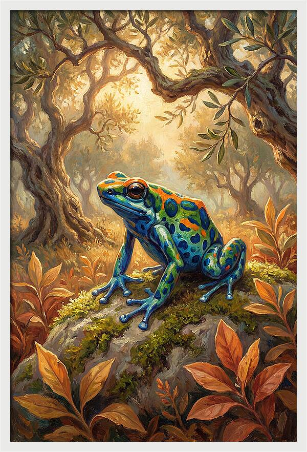 Poison Dart Frog In A Forest
