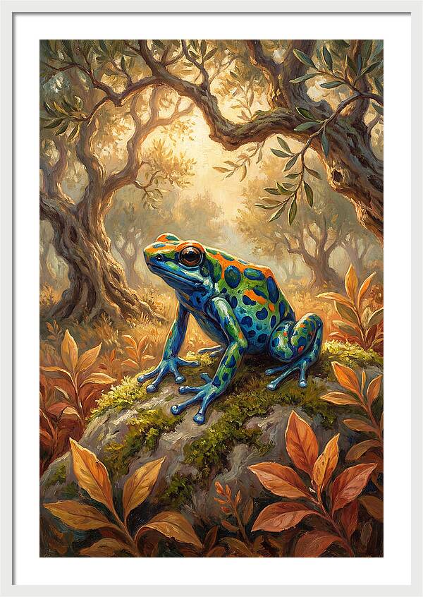 Poison Dart Frog In A Forest