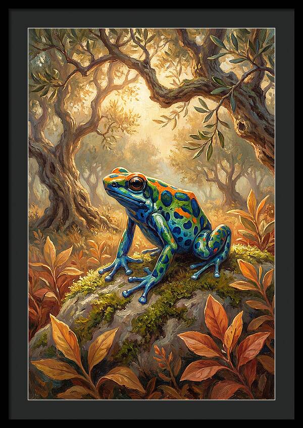 Poison Dart Frog In A Forest