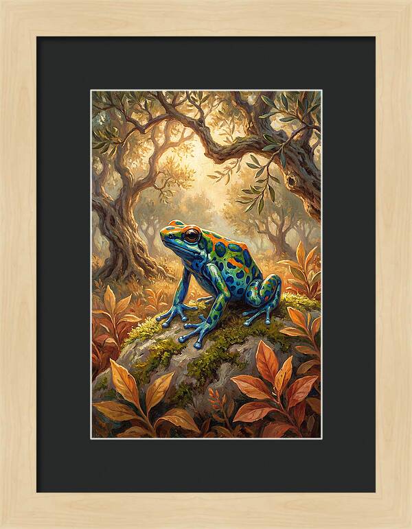 Poison Dart Frog In A Forest
