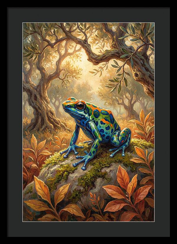 Poison Dart Frog In A Forest