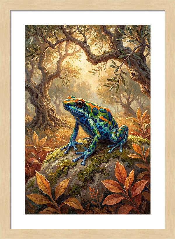 Poison Dart Frog In A Forest