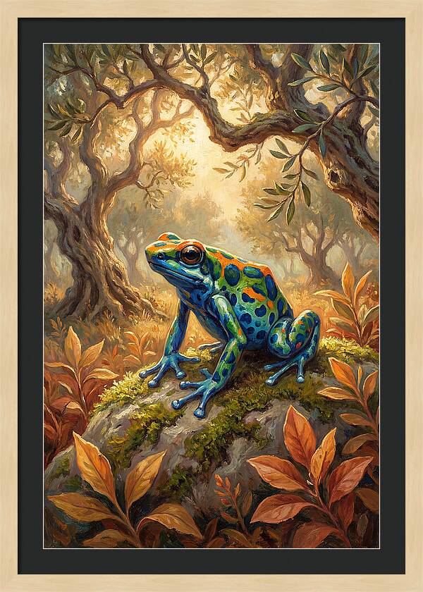 Poison Dart Frog In A Forest