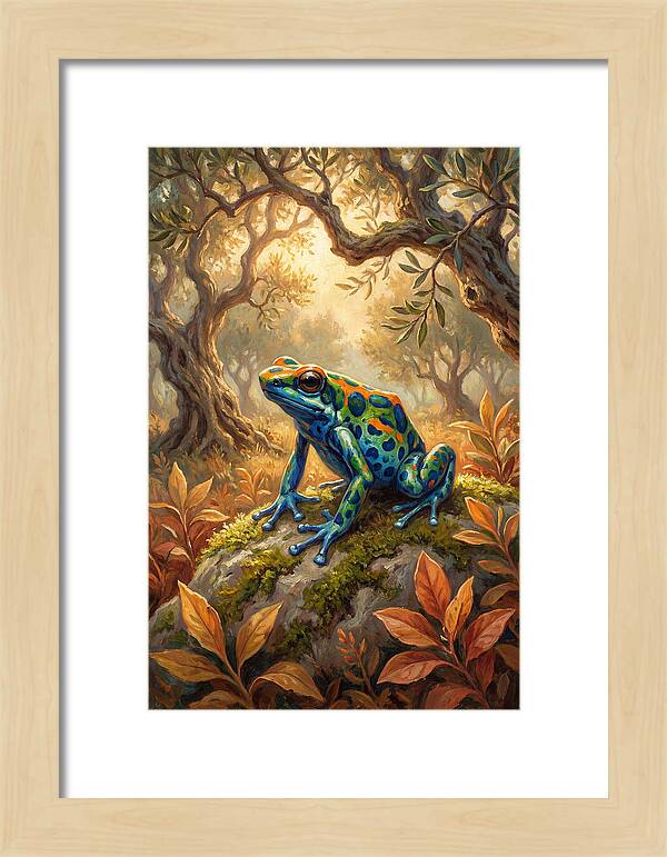 Poison Dart Frog In A Forest