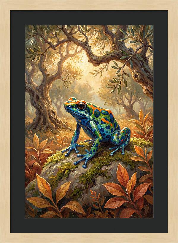 Poison Dart Frog In A Forest