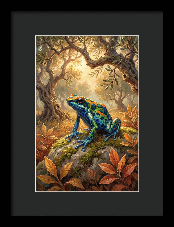 Poison Dart Frog In A Forest