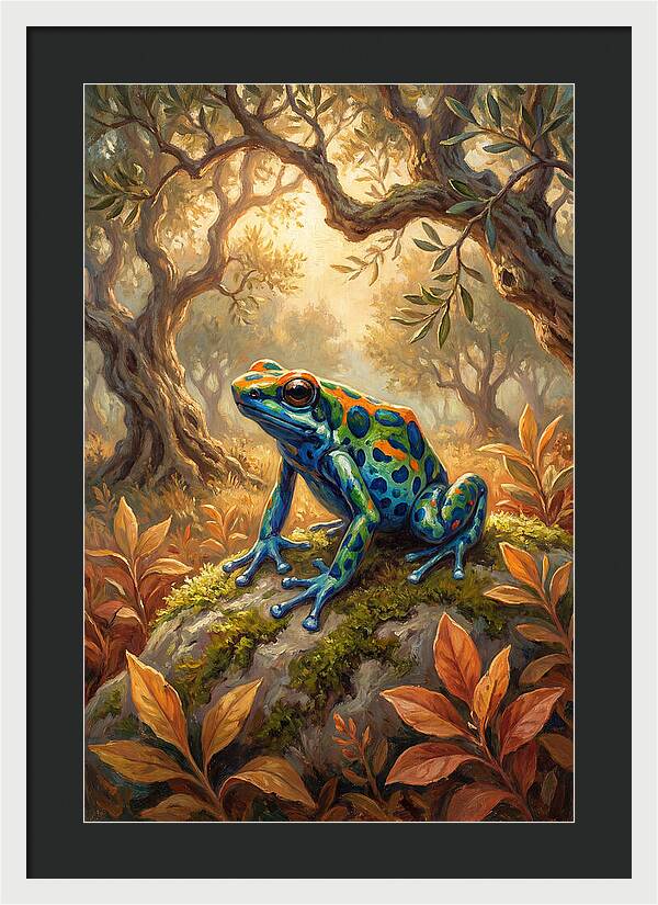 Poison Dart Frog In A Forest