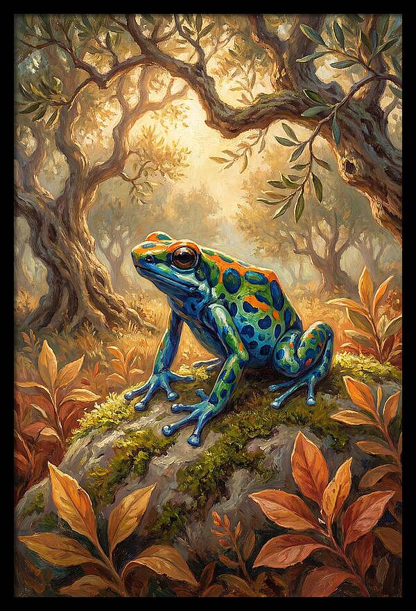 Poison Dart Frog In A Forest