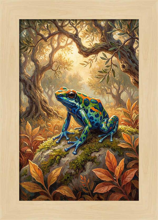 Poison Dart Frog In A Forest