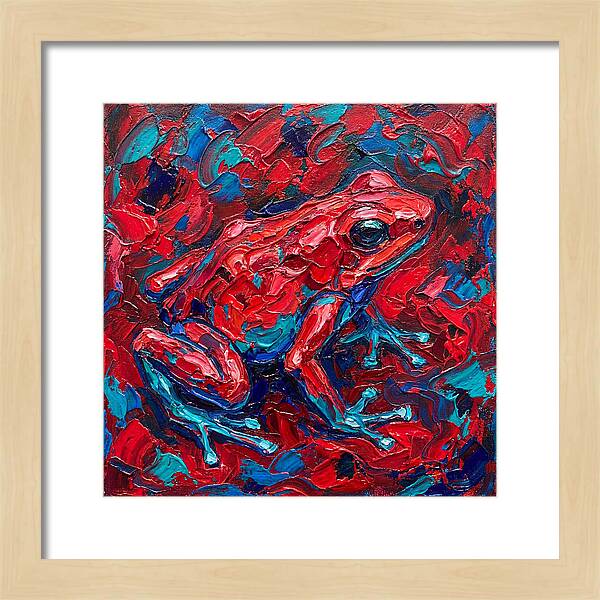 Poison Dart Frog In Vibrant Colors