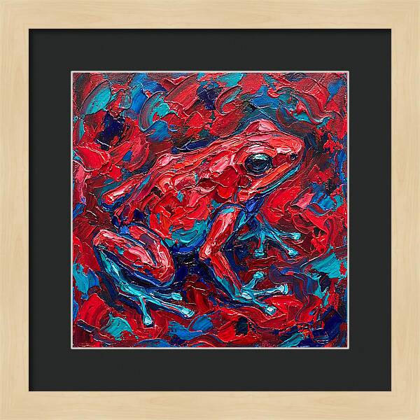 Poison Dart Frog In Vibrant Colors