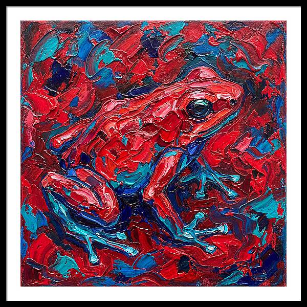Poison Dart Frog In Vibrant Colors
