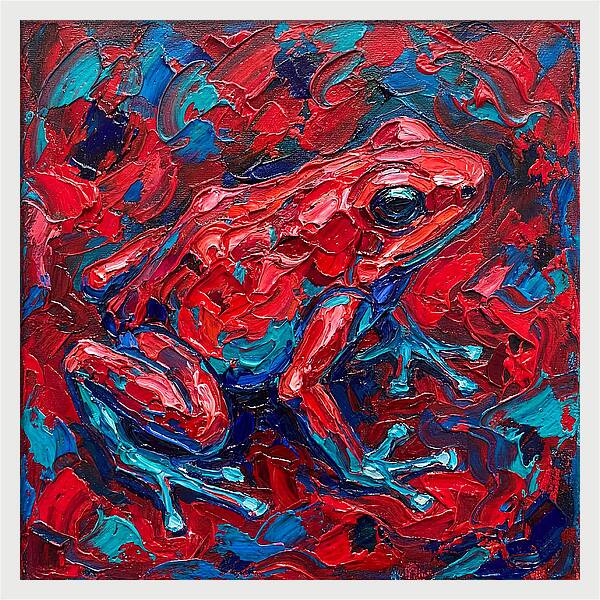 Poison Dart Frog In Vibrant Colors